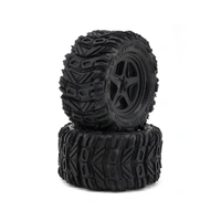 UpGrade RC Low-Pro BELTED Dirt Claw 2.8" Pre-Mounted All-Terrain Tires w/5-Star Wheels (2) (17mm/14mm/12mm Hex)