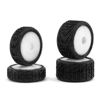 UpGrade RC Clay Bar Pre-Mounted Front and Rear Clay Tires for Losi® Micro-B (White)