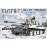UStar 1/48 Tiger I Early Prod Full Interior Wittmann’s Command Tiger Plastic Model Kit [NO-004]