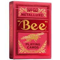 Bee Matalluxe Playing Cards - Red