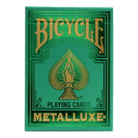 Bicycle Metalluxe Green Playing Cards
