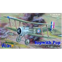 Valom 1/144 Sopwith Pup (dual combo) Plastic Model Kit