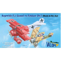 Valom 1/144 Sopwith F.1 Camel vs Fokker Dr.I Plastic Model Kit