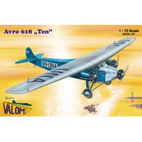 Valom 1/72 Avro 618 "Ten" Plastic Model Kit