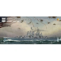 Very Fire 1/700 USS Cleveland Plastic Model Kit