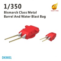 Very Fire 1/350 Bismarck metal barrel and water blast bag (For Tamiya, Revell, Trumpeter) Plastic Model Kit