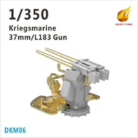 Very Fire 1/350 Kriegsmarine 37mm/L183 gun (8 sets) Plastic Model Kit DKM06