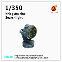 Very Fire 1/350 DKM Searchlight (6 sets) Plastic Model Kit