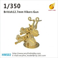 Very Fire 1/350 British 12.7mm Vickers (8sets) Plastic Model Kit HMS02