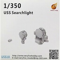 Very Fire 1/350 USS Searchlight (3 types, 12 sets) Plastic Model Kit USS10