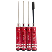 VGRC  Allen Driver Set 1.5/ 2.0/ 2.5/ 7.0mm Red VGYZA006-1