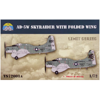 Skale Wings 1/72 Skyraider w/ Folded Wing (Limited Edition) Plastic Model Kit VS72001A