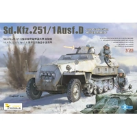 Vespid 1/35 Sd.Kfz.251/1 Ausf.D Late Production w/Full Interior Plastic Model Kit