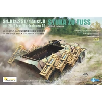 Vespid 1/35 Sd.Kfz.251/1 Ausf.D mit 28/32cm Wurfrahmen 40 Stuka Zu Fuss w/Full Interior Plastic Model Kit