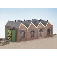 Wills Craftmans OO Two Road Engine Shed Plastic Kit CK12