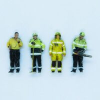 West Edge 3D TT 1/120 Fire Fighters (4 pcs)