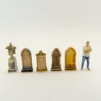 West Edge 3D HO 1/87 Headstones pack 1