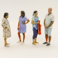 West Edge 3D OO 1/76 Mixed People pack 2 (4 pcs)
