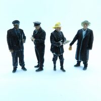 West Edge 3D HO 1/87 Railway Figures (4 pcs)