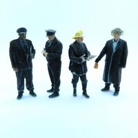 West Edge 3D TT 1/120 Railway Figures (4 pcs)