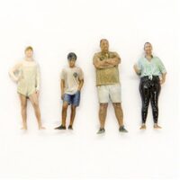 West Edge 3D TT 1/120 Summer Figures pack 1 (4 pcs)