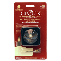 Walnut Hollow Clock Movement & Hands 3/8 WAL-500