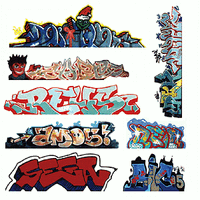 Walthers HO Graffiti Decals Mega Set - Set #3 (8)
