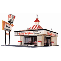Life Like HO Kentucky Fried Chicken (KFC) Restaurant Kit
