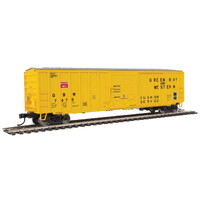 Walthers HO Mainline 50' ACF Exterior Post Boxcar Green Bay & Western #7475