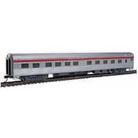 Walthers HO 85' Budd 10-6 Sleeper - Ready to Run -- Southern Pacific (silver, red)