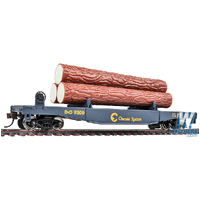 Walthers HO Trainline Log Car Chessie Chessie/Baltimore & Ohio #9300 (blue, yellow)