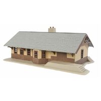 Walthers HO Iron Ridge Station -- Kit - 8-1/4 x 4-3/4 x 2-3/4" 20.9 x 12 x 6.9cm