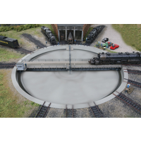 Walthers HO Motorised DCC Turntable Overall Diameter 47.8cm 130dg