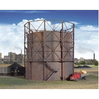 Walthers HO Gas Storage Tank -- Kit - 9-7/8" 24.6cm Diameter x 9-1/8" 22.8cm Tall