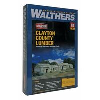 Walthers HO Clayton County Lumber Kit