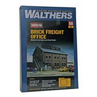 Walthers HO Brick Freight Office Kit