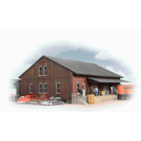 Walthers HO Cornerstone Brick Freight Shed Kit WAL933-2954