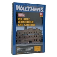 Walthers HO Cornerstone Reliable Warehouse Storage Model Building Kit
