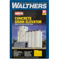 Walthers HO Concrete Grain Elevator Kit