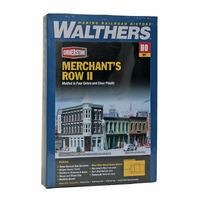 Walthers HO Cornerstone Merchant's Row II Model Scenery Kit