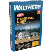 Walthers HO Planing Mill and Shed Kit