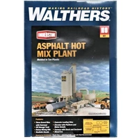 Walthers HO Cornerstone Black Gold Asphalt Hot Mix Plant Building Kit