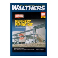 Walthers HO Refinery Piping Kit