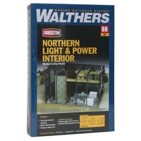 Walthers HO Cornerstone Interior Kit for Northern Light & Power Powerhouse Kit