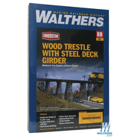 Walthers HO Cornerstone Tressle Deck Girder Bridge Kit WAL933-3147