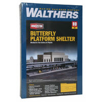Walthers HO Cornerstone Butterfly Style Station Platform Shelter