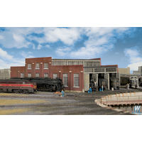 Walthers N Cornerstone 3-Stall Modern Roundhouse Add-on WAL933-3261