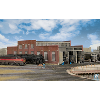 Walthers Cornerstone N 3-Stall Modern Roundhouse Add-on WAL933-3261