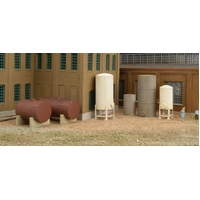 Walthers N Storage Tanks Kit (6)