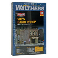 Walthers HO Vic's Barber Shop Kit